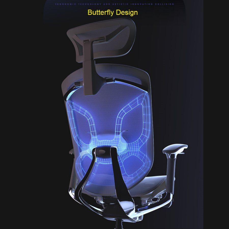 Ghế dvary butterfly pink